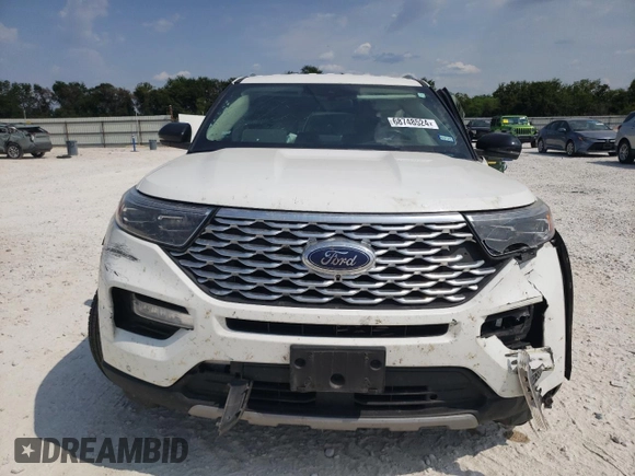 2022 Ford Explorer Platinum with VIN 1FM5K8HC6NGA70335, listed as a Copart auction lot 68748524 with 58,767 mi miles and Salvage Title. Bid and sale history available at carsss.com. Image 5.