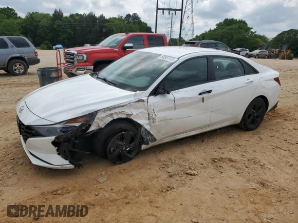 2022 Hyundai Elantra with VIN 5NPLM4G2NH063289, listed as a Copart auction lot 54551105 with 25,908 mi miles and Salvage title. Bid and sale history available at DreamBid. Image 1.