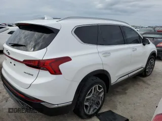 2021 Hyundai Santa Fe Hybrid Limited with VIN KM8S5DA13MU012632, listed as a Copart auction lot 74308684 with 0 mi miles and Salvage Title. Bid and sale history available at carsss.com. Image 3.