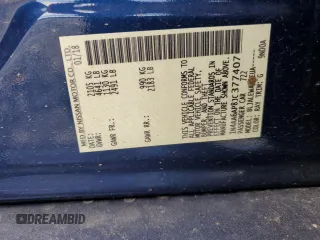 2018 Nissan Maxima SV with VIN 1N4AA6AP8JC377407, listed as a Copart auction lot 49978145 with 102,741 mi miles and Salvage Title. Bid and sale history available at DreamBid. Image 12.