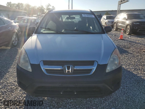 2002 Honda CR-V LX with VIN JHLRD685X2C004107, listed as a Copart auction lot 75190494 with 175,236 mi miles and Clean Title. Bid and sale history available at DreamBid. Image 5.