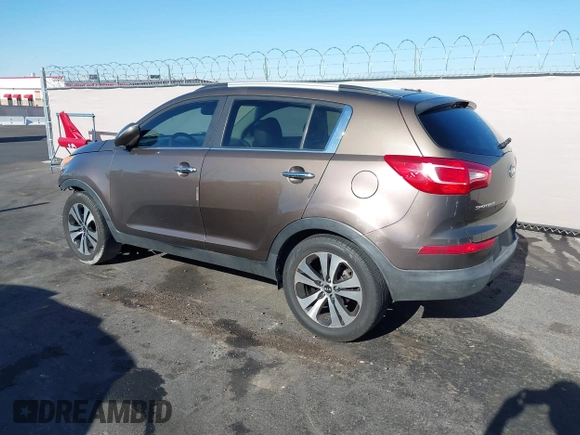 2011 Kia Sportage EX with VIN KNDPC3A21B7038029, listed as a IAAI auction lot 42819123 with 169,916 mi miles and . Bid and sale history available at DreamBid. Image 3.