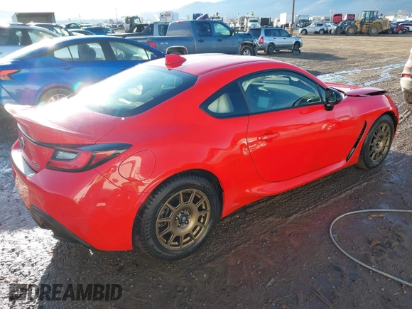 2023 Toyota GR86 Premium with VIN JF1ZNBF15P8757823, listed as a IAAI auction lot 41129408 with 17,830 mi miles. Bid and sale history available at carsss.com. Image 4.