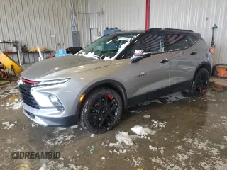 2023 Chevrolet Blazer LT with VIN 3GNKBJR49PS151282, listed as a Copart auction lot 81927014 with 24,773 mi miles and Non repairable. Bid and sale history available at DreamBid. Image 1.