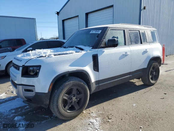 2023 Land Rover Defender S with VIN SALEJ7EXXP2124365, listed as a Copart auction lot 44719545 with 19,299 mi miles and Salvage Title. Bid and sale history available at carsss.com. Image 1.