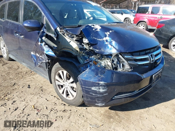 2017 Honda Odyssey SE with VIN 5FNRL5H31HB016523, listed as a IAAI auction lot 40998811 with 62,690 mi miles and . Bid and sale history available at carsss.com. Image 6.