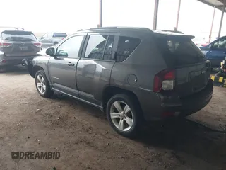 2016 Jeep Compass Latitude with VIN 1C4NJCEA2GD599833, listed as a IAAI auction lot 41507729 with 107,187 mi miles. Bid and sale history available at carsss.com. Image 3.