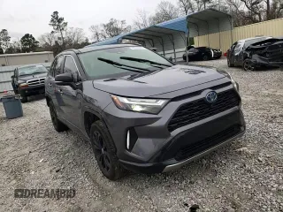 2024 Toyota RAV4 Hybrid XSE with VIN JTME6RFV0RD560232, listed as a Copart auction lot 46059075 with 50,099 mi miles and Salvage Title. Bid and sale history available at carsss.com. Image 12.