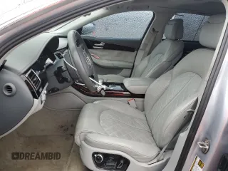 2015 Audi A8 L 4.0T with VIN WAU32AFD2FN019083, listed as a Copart auction lot 45976045 with 83,724 mi miles and Salvage Title. Bid and sale history available at carsss.com. Image 7.