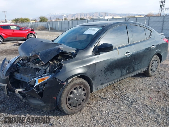 2016 Nissan Versa S Plus with VIN 3N1CN7AP3GL823475, listed as a IAAI auction lot 41453503 with 144,626 mi miles. Bid and sale history available at carsss.com. Image 2.
