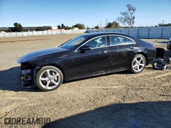 2019 Mercedes-Benz CLS with VIN WDD2J5JB3KA027974, listed as a Copart auction lot 79080404 with 52,447 mi miles and Salvage Title. Bid and sale history available at carsss.com. Image 1.