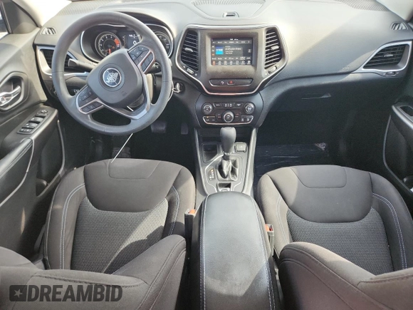 2019 Jeep Cherokee Latitude with VIN 1C4PJLCX2KD485291, listed as a Copart auction lot 60484795 with 76,163 mi miles and Salvage title. Bid and sale history available at DreamBid. Image 8.