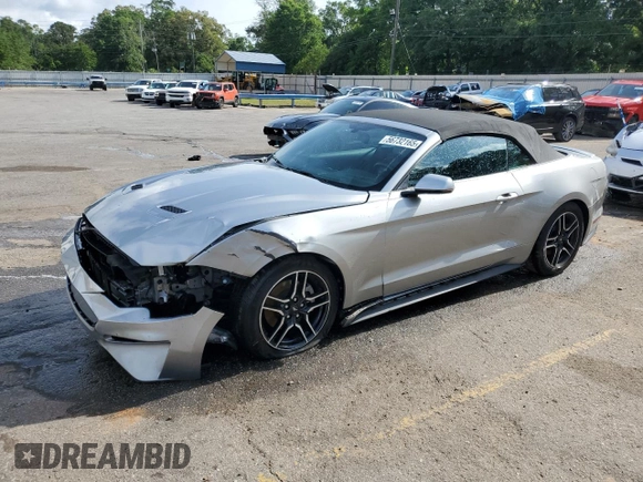 2020 Ford Mustang EcoBoost with VIN 1FATP8UH7L5139126, listed as a Copart auction lot 56732165 with 76,522 mi miles and Salvage title. Bid and sale history available at DreamBid. Image 1.