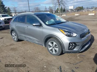 2022 Kia Niro LXS with VIN KNDCB3LC1N5534245, listed as a IAAI auction lot 41275150 with 24,592 mi miles. Bid and sale history available at carsss.com. Image 1.