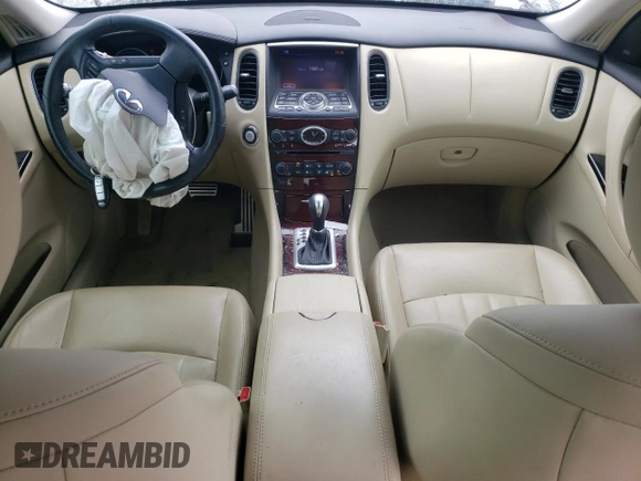 2017 Infiniti QX50 with VIN JN1BJ0RP4HM382093, listed as a Copart auction lot 70749584 with 91,125 mi miles and Salvage Title. Bid and sale history available at carsss.com. Image 8.