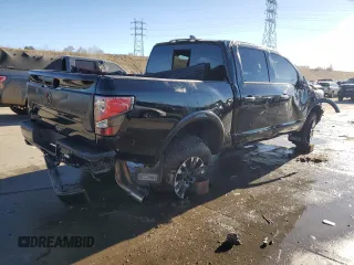 2024 Nissan Titan Pro-4X z VIN 1N6AA1ED8RN104641, wystawiony jako Copart lot #83624614 z przebiegiem 19 065 mil mil oraz Szkoda całkowita • Salvage title. Historia ofert i sprzedaży dostępna na DreamBid. Obrazek 3.