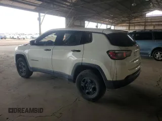 2019 Jeep Compass Sport with VIN 3C4NJCAB9KT613809, listed as a Copart auction lot 55536295 with 110,625 mi miles and Salvage title. Bid and sale history available at DreamBid. Image 2.