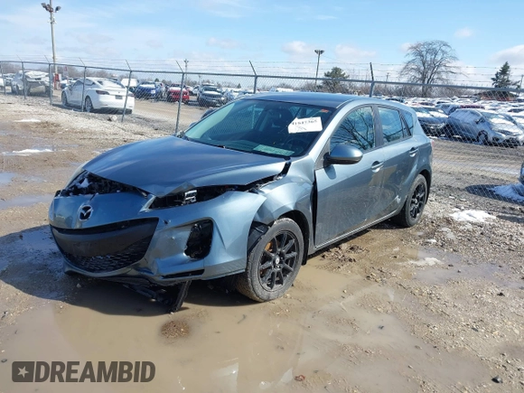 2013 Mazda 3 i Touring with VIN JM1BL1L79D1705300, listed as a IAAI auction lot 41847365 with 90,747 mi miles and . Bid and sale history available at carsss.com. Image 2.