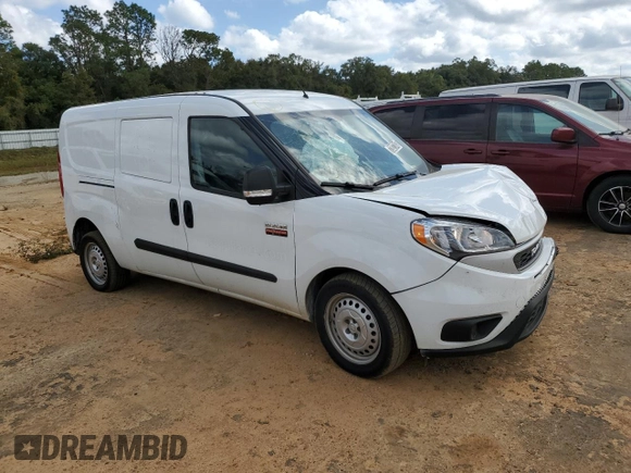 2022 Ram ProMaster City Cargo Tradesman with VIN ZFBHRFAB4N6X90292, listed as a Copart auction lot 39751944 with 15,981 mi miles and . Bid and sale history available at DreamBid. Image 4.