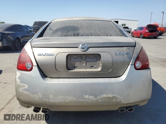 2004 Nissan Maxima SE with VIN 1N4BA41E64C863256, listed as a Copart auction lot 61951094 with 0 mi miles and Salvage Title. Bid and sale history available at carsss.com. Image 6.