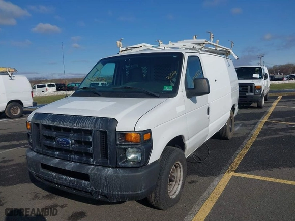 2014 Ford Econoline Cargo Van Commercial with VIN 1FTNE2EL7EDB13904, listed as a IAAI auction lot 41878872 with 145,251 mi miles. Bid and sale history available at carsss.com. Image 2.