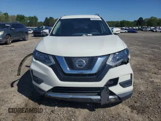 2017 Nissan Rogue SV with VIN 5N1AT2MT2HC887215, listed as a Copart auction lot 52253345 with 80,500 mi miles and Salvage Title. Bid and sale history available at carsss.com. Image 5.