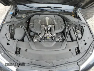 2018 BMW 7 Series 750i with VIN WBA7F0C55JGM23795, listed as a Copart auction lot 81168143 with 114,285 mi miles and Salvage Title. Bid and sale history available at carsss.com. Image 11.