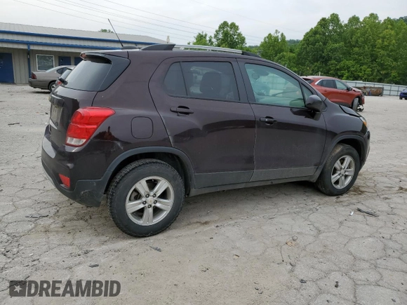 2022 Chevrolet Trax LT z VIN KL7CJPSM6NB523440, wystawiony jako Copart lot #60461905 z przebiegiem Nie podano mil oraz Szkoda całkowita • Salvage title. Historia ofert i sprzedaży dostępna na DreamBid. Obrazek 3.