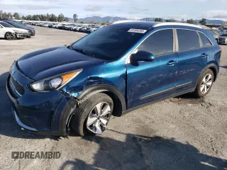 2017 Kia Niro LX with VIN KNDCB3LC9H5062395, listed as a Copart auction lot 51184255 with 128,700 mi miles and Salvage Title. Bid and sale history available at carsss.com. Image 1.