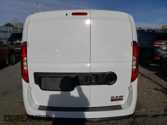 2022 Ram ProMaster City Cargo Tradesman with VIN ZFBHRFAB1N6Y55731, listed as a Copart auction lot 80916423 with 3,529 mi miles and . Bid and sale history available at DreamBid. Image 6.