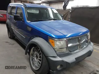 2007 Dodge Nitro SXT with VIN 1D8GT28K47W733488, listed as a IAAI auction lot 42021076 with 120,862 mi miles. Bid and sale history available at carsss.com. Image 1.