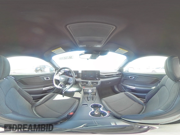 2024 Ford Mustang EcoBoost with VIN 1FA6P8THXR5107004, listed as a Copart auction lot 56758395 with 25,322 mi miles and Salvage title. Bid and sale history available at DreamBid. Image 15.