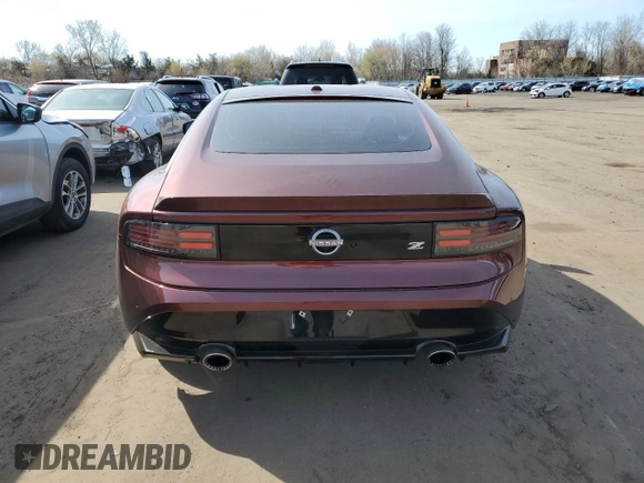 2024 Nissan Z Performance with VIN JN1BZ4BH5RM362200, listed as a Copart auction lot 53804935 with 14,230 mi miles and Salvage Title. Bid and sale history available at DreamBid. Image 6.