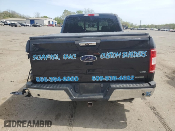 2019 Ford F-150 XL with VIN 1FTFW1E45KKF07123, listed as a Copart auction lot 53638455 with Not Provided miles and Salvage Title. Bid and sale history available at carsss.com. Image 6.