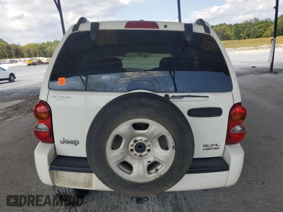 2007 Jeep Liberty Limited with VIN 1J4GK58K77W709344, listed as a Copart auction lot 71837204 with 191,408 mi miles and Salvage title. Bid and sale history available at DreamBid. Image 6.