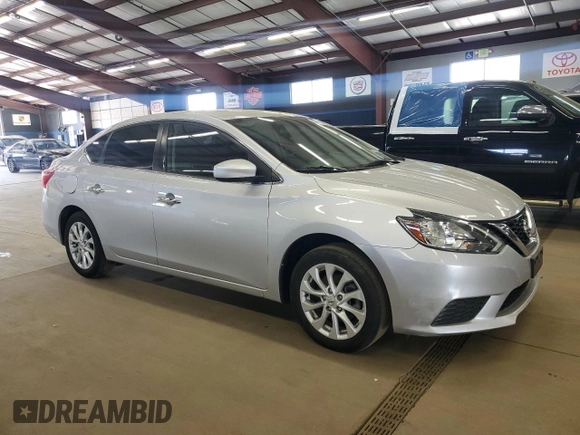 2019 Nissan Sentra SV with VIN 3N1AB7AP0KY448558, listed as a Copart auction lot 55517165 with 126,033 mi miles and Clean Title. Bid and sale history available at carsss.com. Image 4.