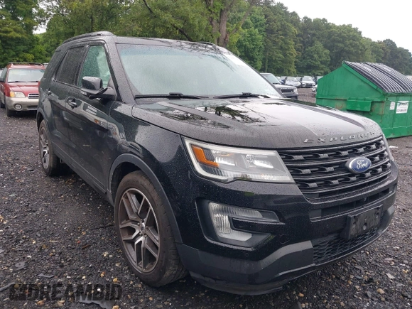 2016 Ford Explorer Sport z VIN 1FM5K8GT5GGD08812, wystawiony jako IAAI lot #42605247 z przebiegiem 89 606 mil mil oraz . Historia ofert i sprzedaży dostępna na DreamBid. Obrazek 1.