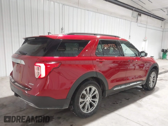 2022 Ford Explorer XLT with VIN 1FMSK8DH8NGB23802, listed as a IAAI auction lot 41607335 with 26,868 mi miles and . Bid and sale history available at DreamBid. Image 4.