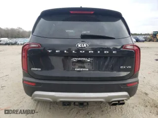 2021 Kia Telluride EX with VIN 5XYP34HC6MG194030, listed as a Copart auction lot 50143925 with 87,261 mi miles and Salvage Title. Bid and sale history available at carsss.com. Image 6.