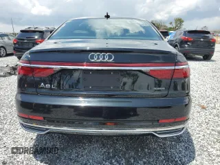 2019 Audi A8 with VIN WAU8DAF89KN011642, listed as a Copart auction lot 57915325 with 27,018 mi miles and Salvage title. Bid and sale history available at DreamBid. Image 6.
