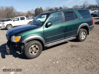 2004 Toyota Sequoia SR5 with VIN 5TDZT34A24S220925, listed as a Copart auction lot 43048845 with 258,299 mi miles and Salvage Title. Bid and sale history available at carsss.com. Image 1.