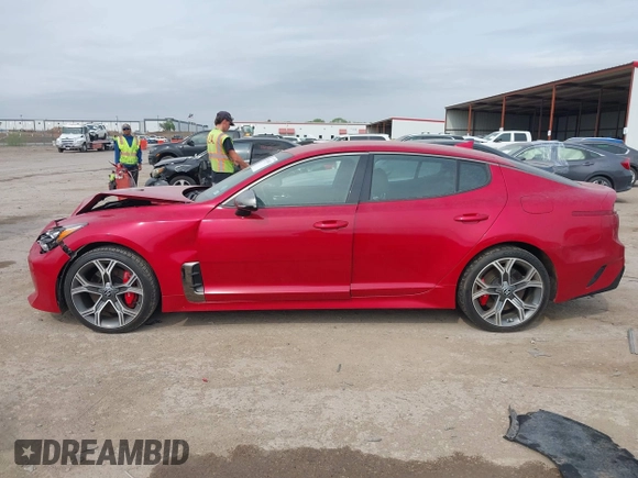 2020 Kia Stinger GT with VIN KNAE35LC8L6075740, listed as a IAAI auction lot 41930433 with 55,974 mi miles and . Bid and sale history available at DreamBid. Image 14.