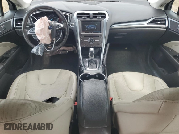 2016 Ford Fusion Titanium with VIN 3FA6P0K91GR149132, listed as a Copart auction lot 58351585 with 117,916 mi miles and Salvage title. Bid and sale history available at DreamBid. Image 8.