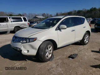 2010 Nissan Murano S with VIN JN8AZ1MU3AW013230, listed as a Copart auction lot 46337655 with 124,269 mi miles and Salvage Title. Bid and sale history available at carsss.com. Image 1.