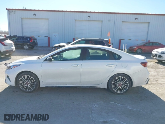 2023 Kia Forte GT with VIN 3KPF44AC6PE680552, listed as a IAAI auction lot 41429512 with 8,817 mi miles and . Bid and sale history available at carsss.com. Image 14.