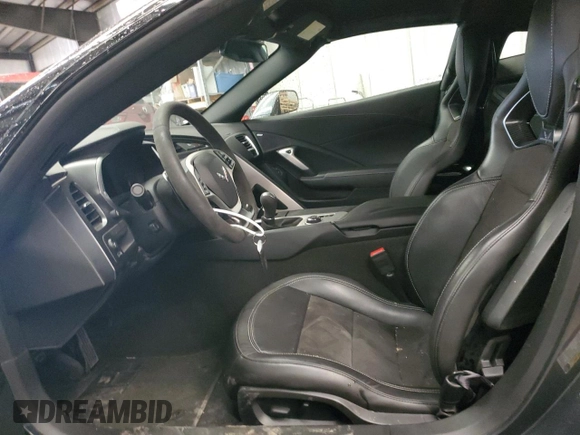 2017 Chevrolet Corvette Grand Sport 1LT with VIN 1G1YV2D71H5105645, listed as a Copart auction lot 46124703 with 33,350 mi miles. Bid and sale history available at carsss.com. Image 7.