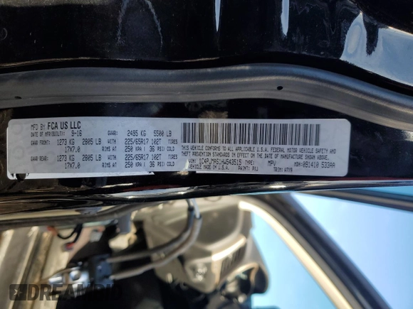2017 Jeep Cherokee Altitude с VIN 1C4PJMAS1HW543515, выставлен на аукционе Copart как лот 81353384 с пробегом 87 268 миль миль и Списание • Salvage title. История ставок и продаж доступна на DreamBid. Изображение 14.