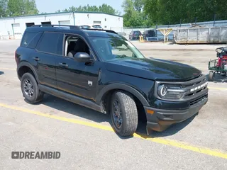 2023 Ford Bronco Sport Big Bend with VIN 3FMCR9B67PRD67931, listed as a IAAI auction lot 42474847 with 27,902 mi miles and . Bid and sale history available at DreamBid. Image 1.