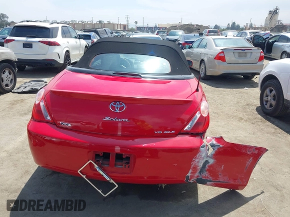 2005 Toyota Solara SE with VIN 4T1FA38P95U045234, listed as a IAAI auction lot 41976739 with 229,069 mi miles and . Bid and sale history available at DreamBid. Image 16.