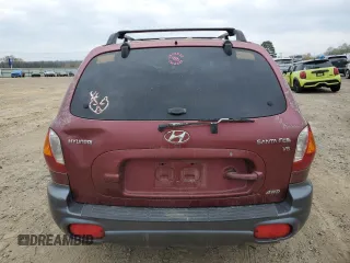2003 Hyundai Santa Fe GLS with VIN KM8SC73D43U449794, listed as a Copart auction lot 43628875 with 0 mi miles and Salvage Title. Bid and sale history available at carsss.com. Image 6.